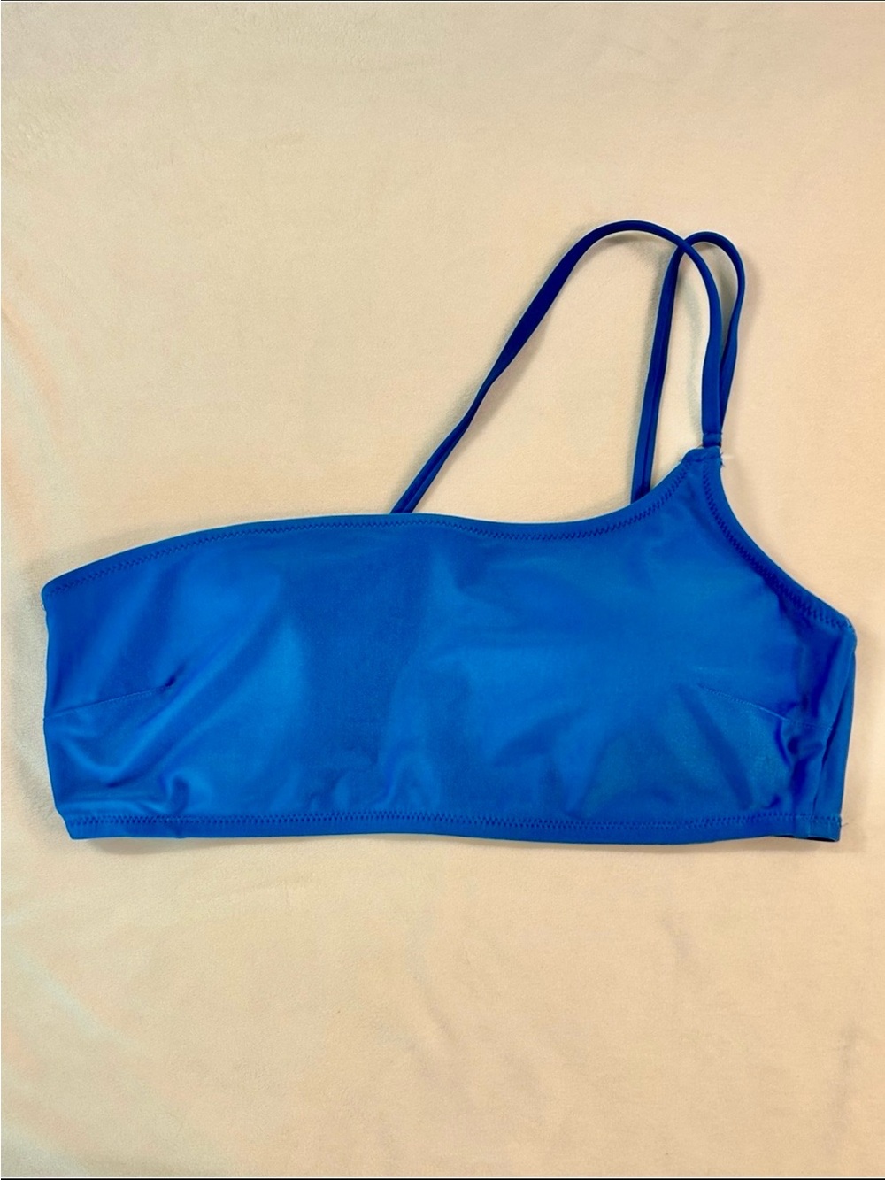 aerie Royal Blue One-Shoulder Swim Top